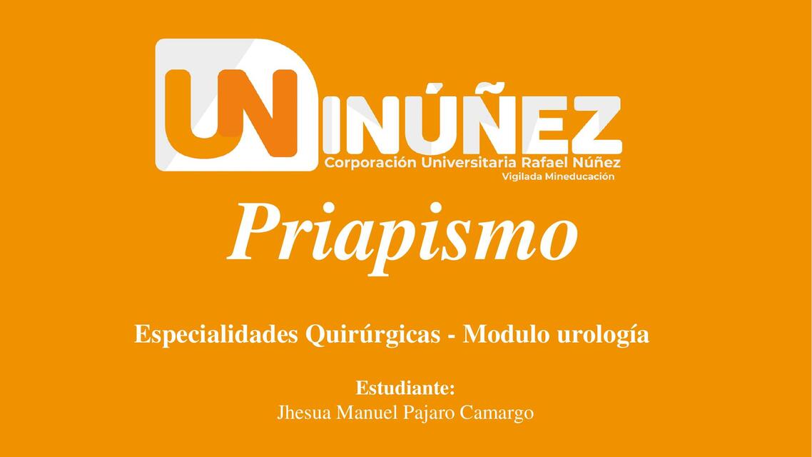 Priapismo Expo de urologia