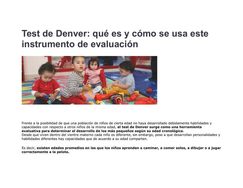 Test de Denver