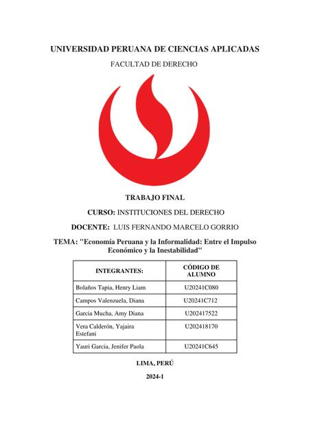 TF INSTITUCIONES DEL DERECHO