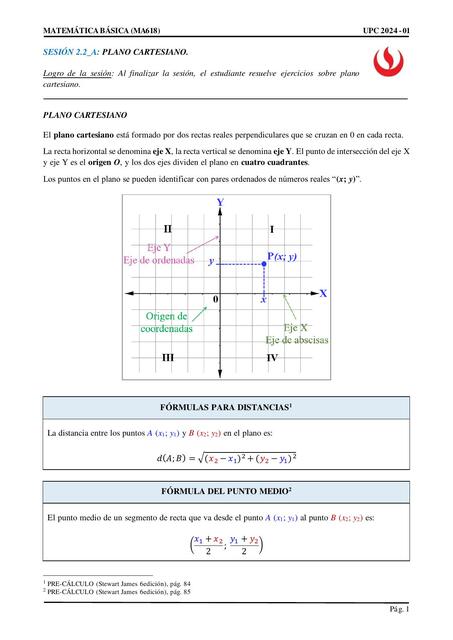 MA618 Plano cartesiano