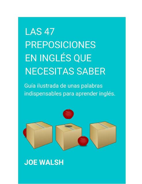 Las 47 Preposiciones en Inglés que necesitas saber