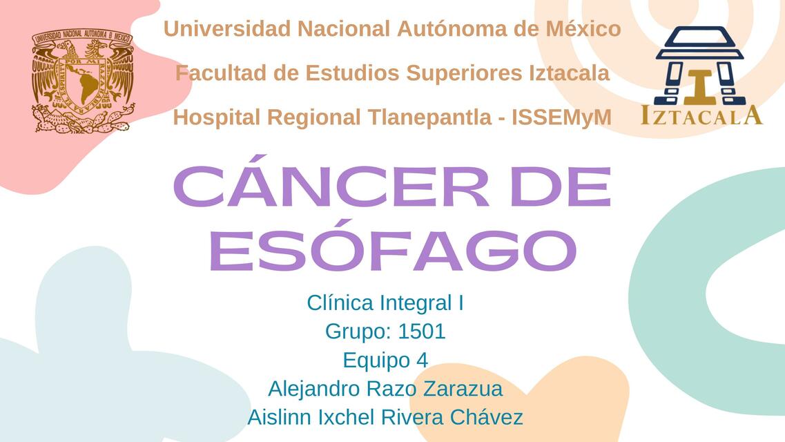 cáncer de esófago