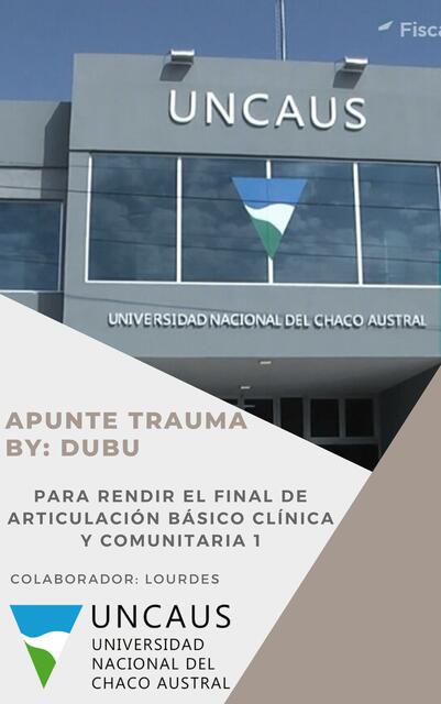 Apunte trauma viejo By Dubu