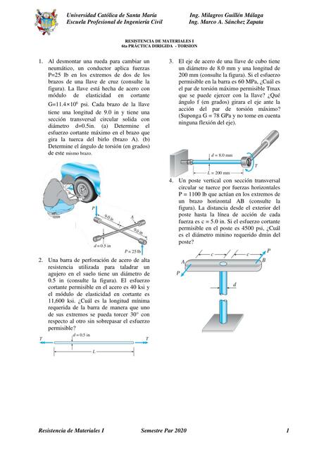 6TA PRACTICA DIRIGIDA TORSION