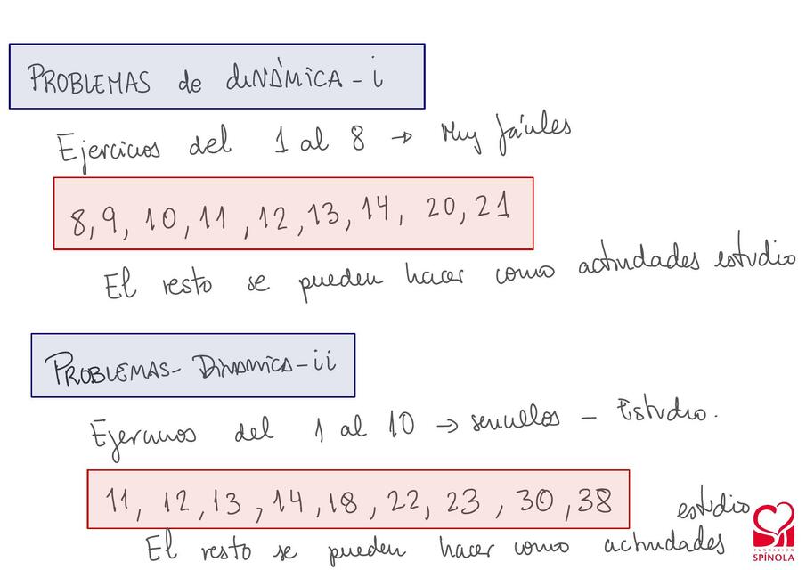 PROBLEMAS DINAMICA