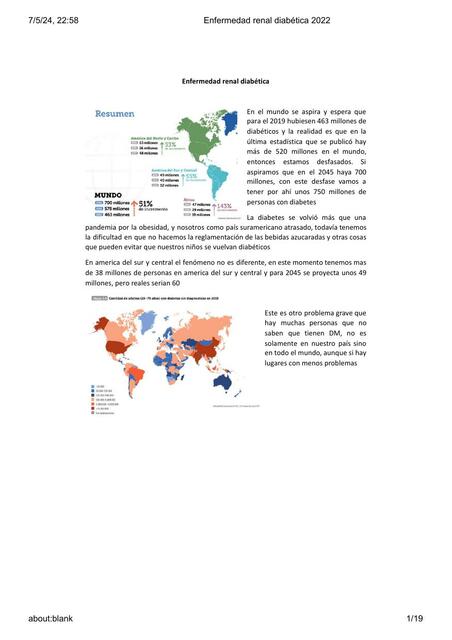 Enfermedad renal diabética