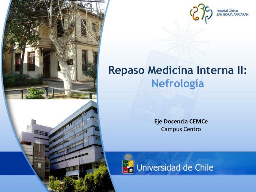 Repaso Medicina II Nefrología