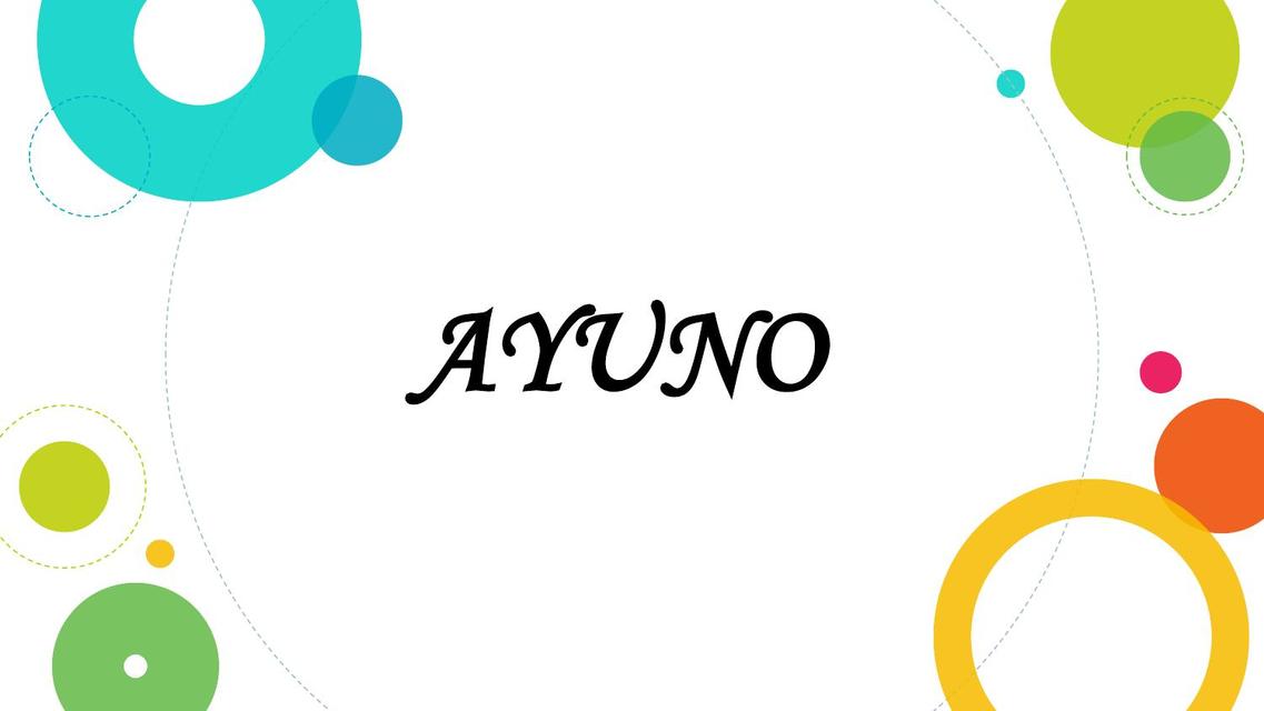 ayuno