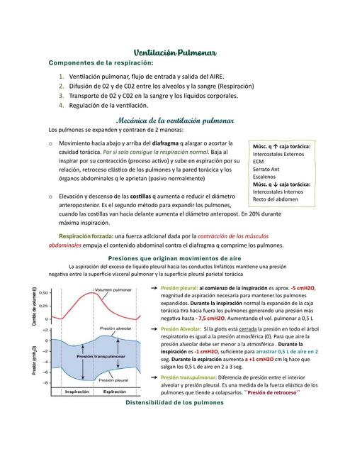 Fisiologia respiratoria - Guyton y Hall