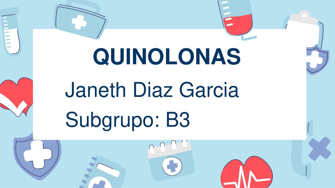 QUINOLONAS