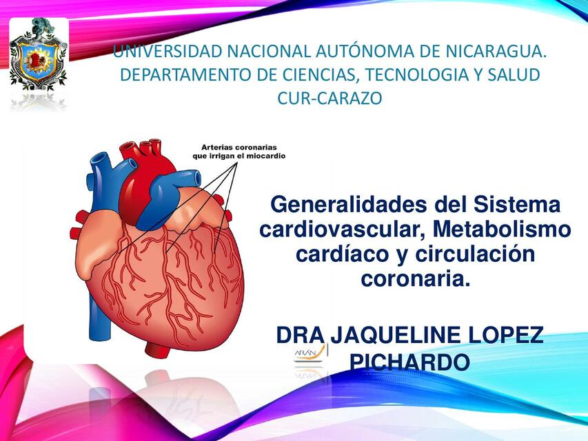 TEMA1 GENERALIDADES DEL SISTEMA CARDIOVASCULAR MET