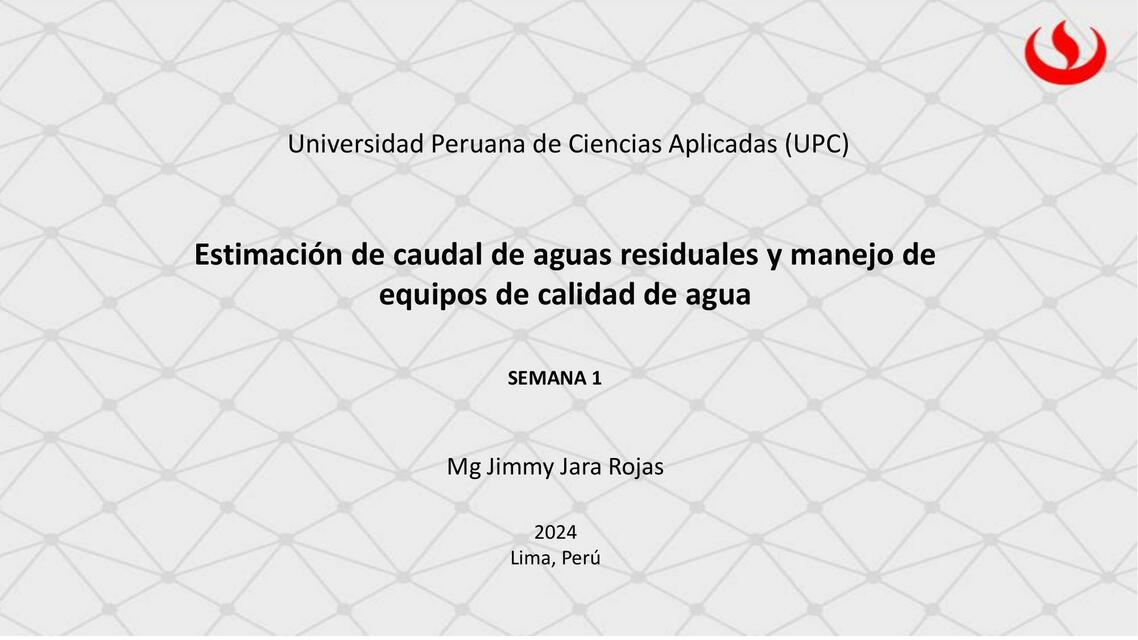 Estimación de caudal de aguas residuales | Evelyn Montes Valdez | uDocz