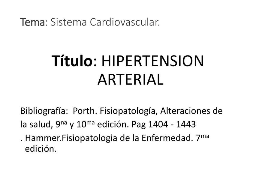 Conf 5 Hipertension Arterial