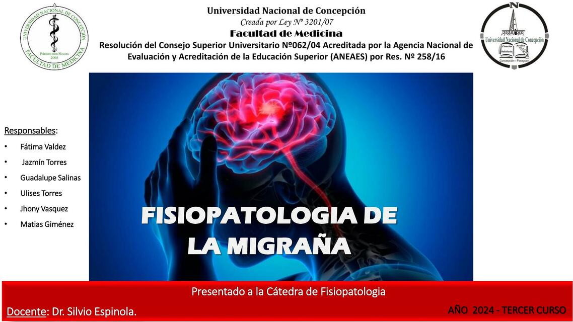 Fisiopatología de la migraña 