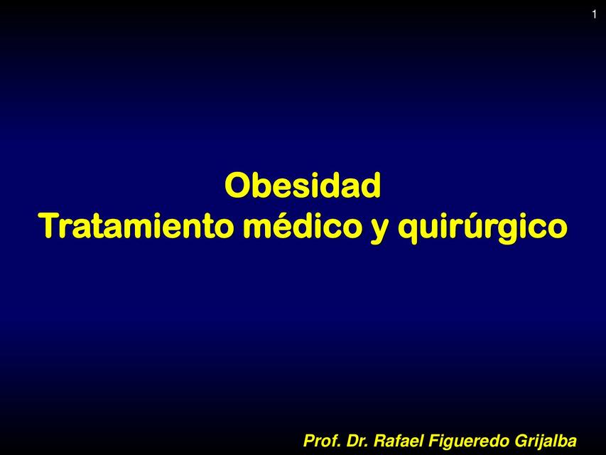 Obesidad Tratamiento Medicina UC