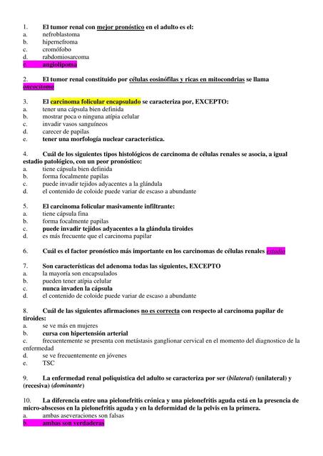 Cópia de Test Renal I