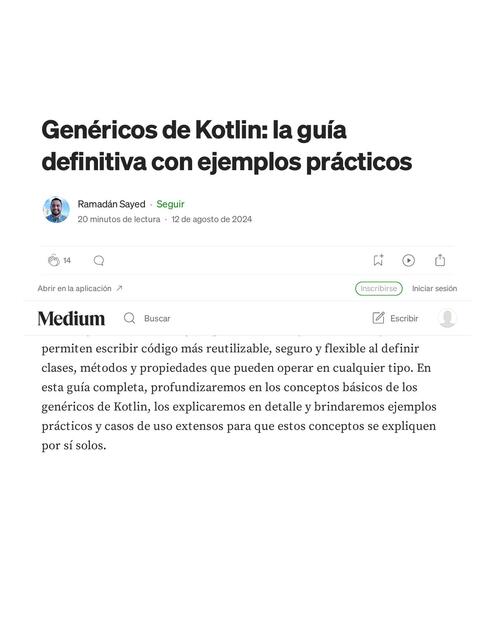 Genéricos de Kotlin: la guía definitiva con ejemplos prácticos 