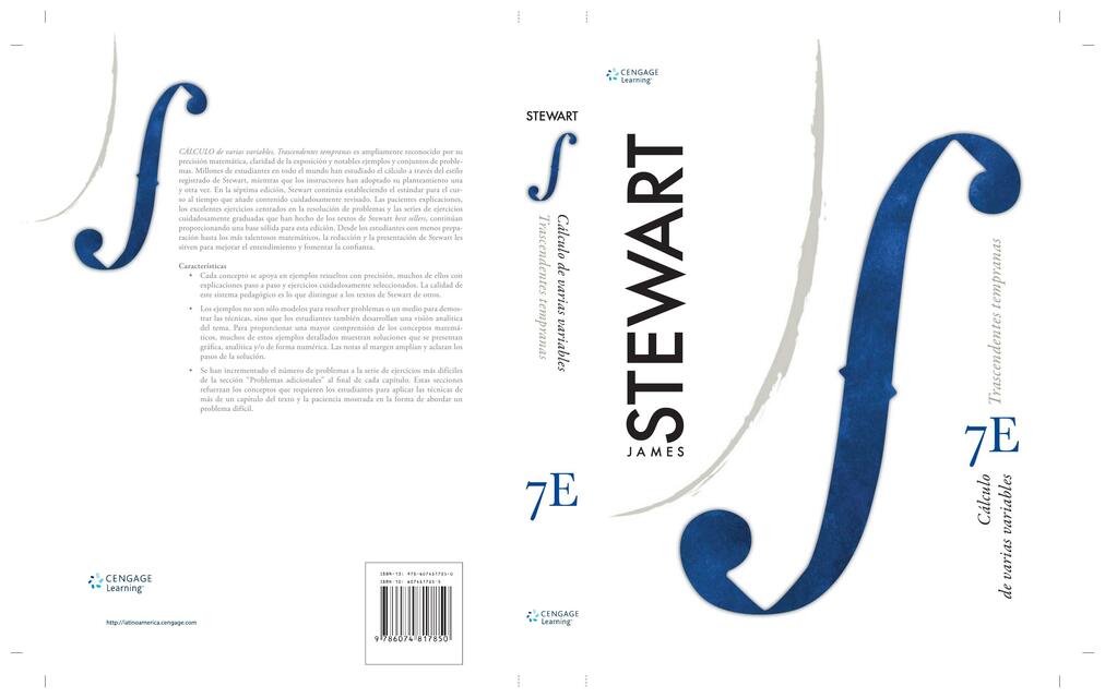 Cálculo de variables trascendentes tempranas 7ma edición James Stewart