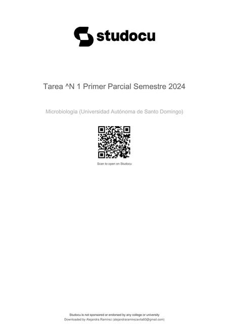 tarea n 1 primer parcial semestre