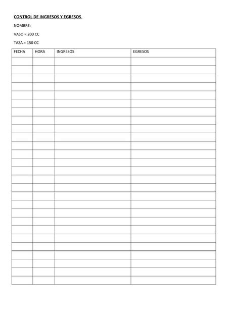 control de ingresos y egresos