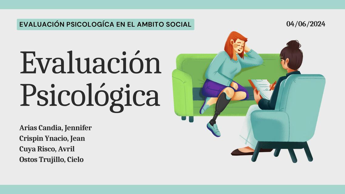 Evaluación Psicológica