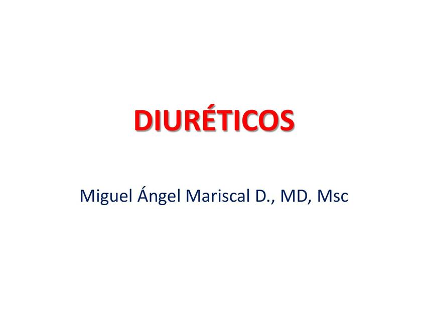 DIURÉTICOS