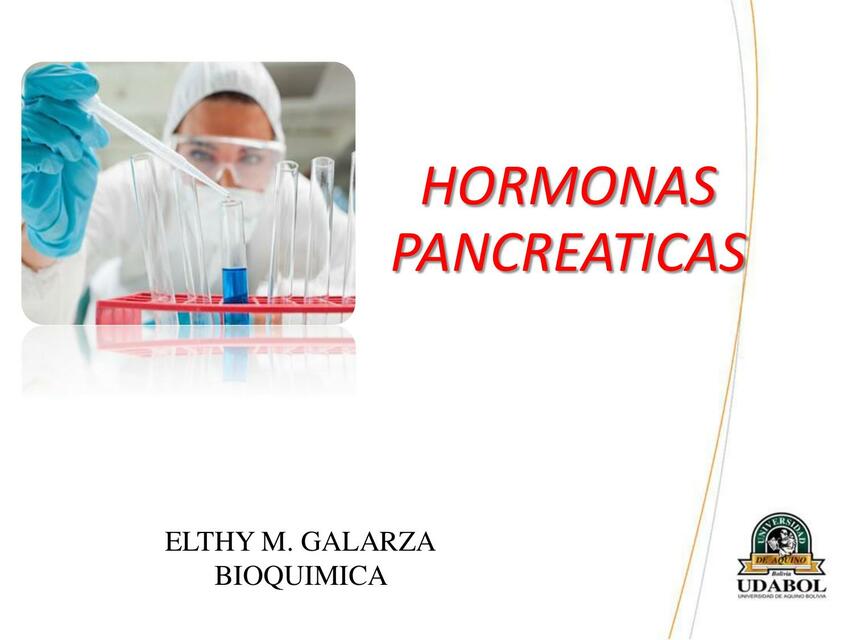 1 HORMONAS PANCREATICAS