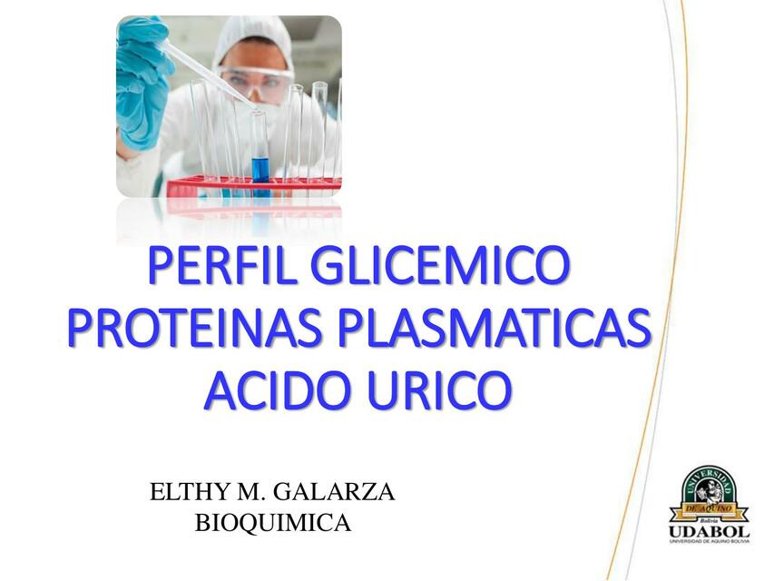 3 PERFIL GLICEMICO ACIDO URICO P PLASMATICA