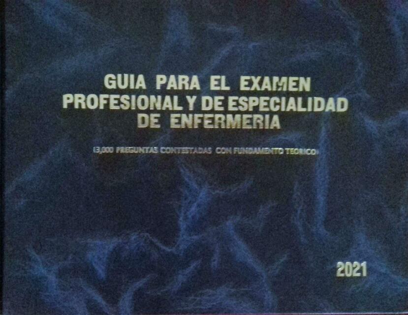 GUÍA PARA EXAMEN EPOEPAC Y ESPECIALIDAD