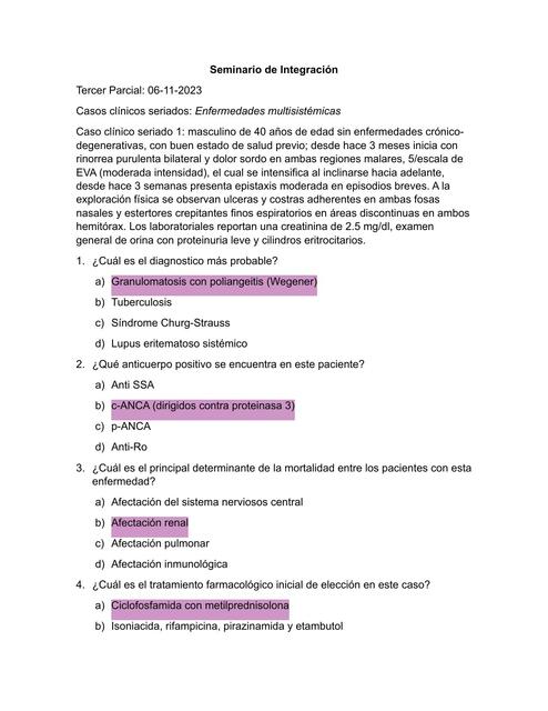 Casos endocrino y multisistemicas