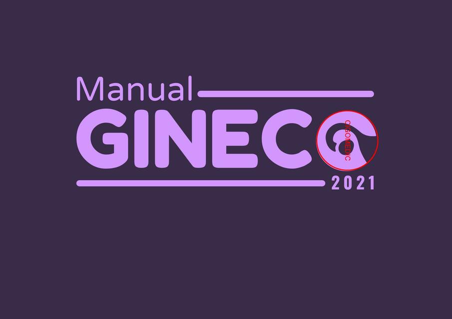 Manual de Ginecología