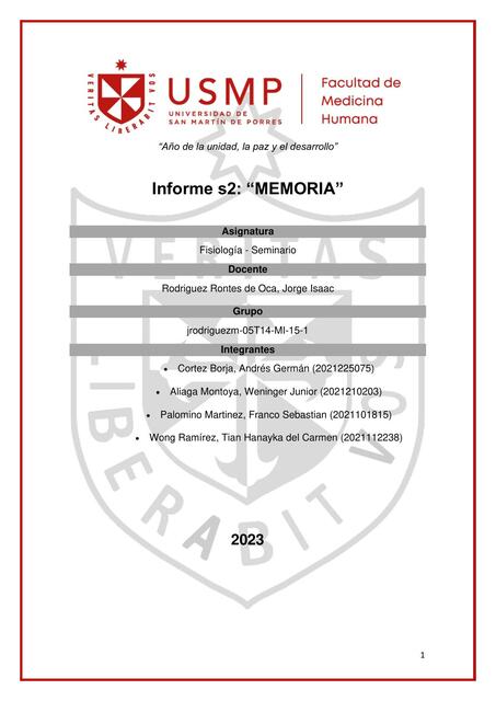 Informe seminario S2 FISIO