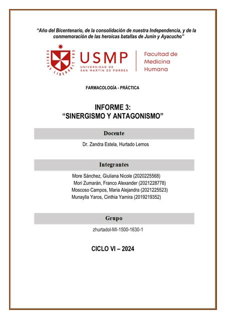 INFORME S3 FÁRMACO PRACTICA