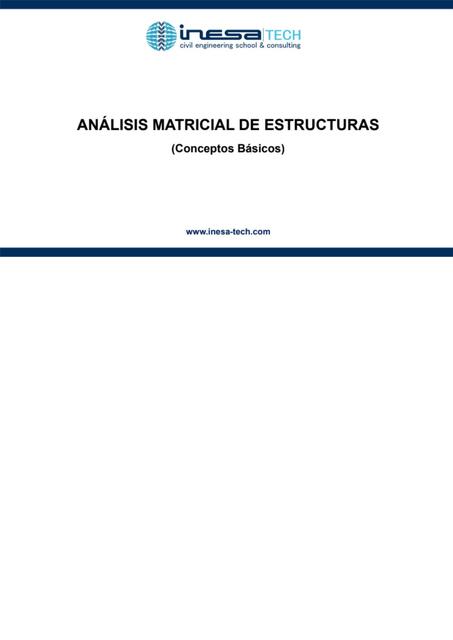 4 1 IT Análisis Matricial de Estructuras