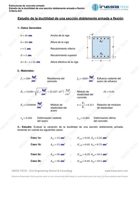1 3 6 1 IT Estudio de Sección de Concreto Armado a
