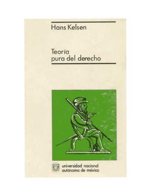 Teoría pura del Derecho Kelsen