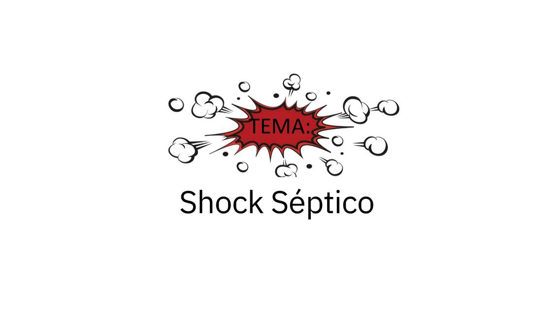 Shock séptico 