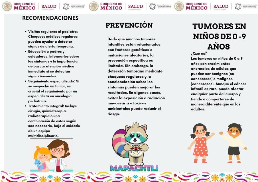 Tumores cerebrales en niños de 0 9 años