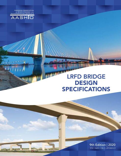 AASHTO LRFD BRIDGE DESIGN SPECIFICATIONS