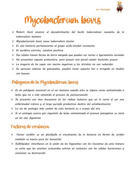 Mycobacterium bovis