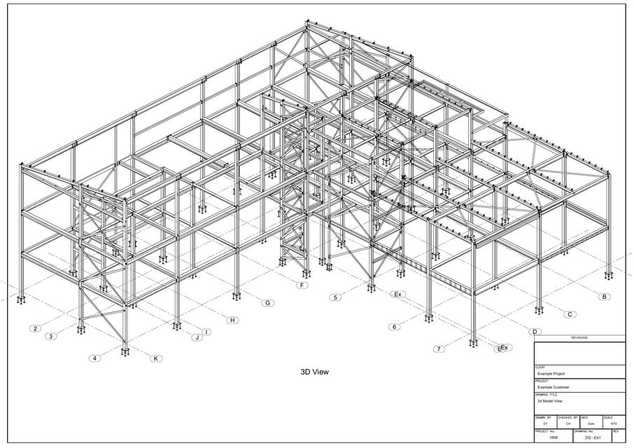 steel detailing example drawings pdf