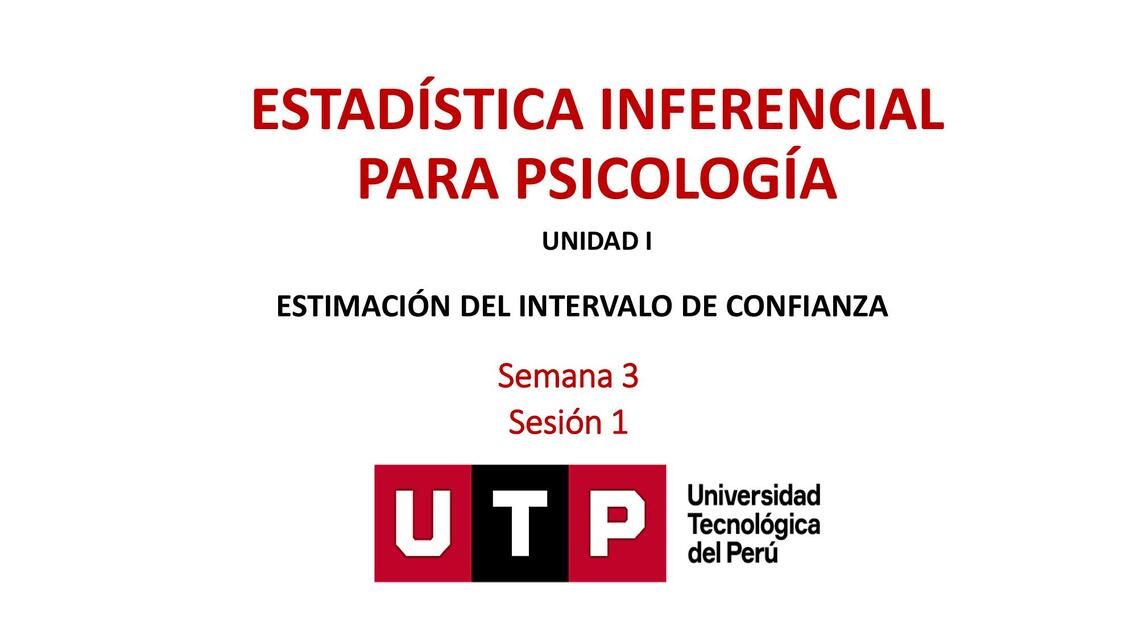 Estadística inferencial para psicología 