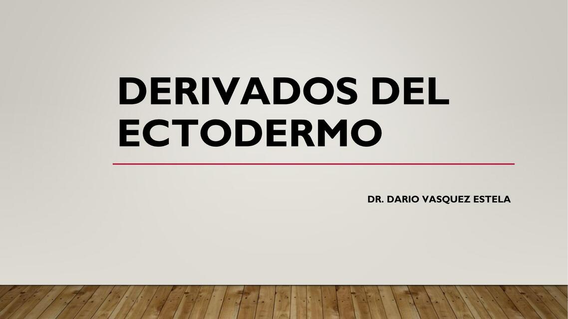 derivados del ectodermo PPT