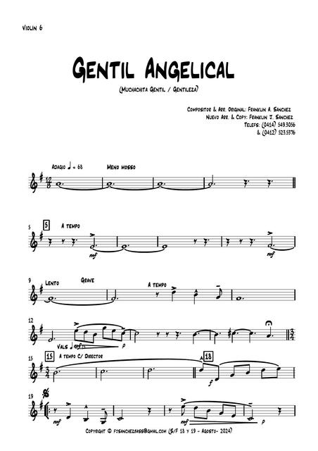 Violín 6 Gentil AngelicalYoPara Ramoncito Muchachi