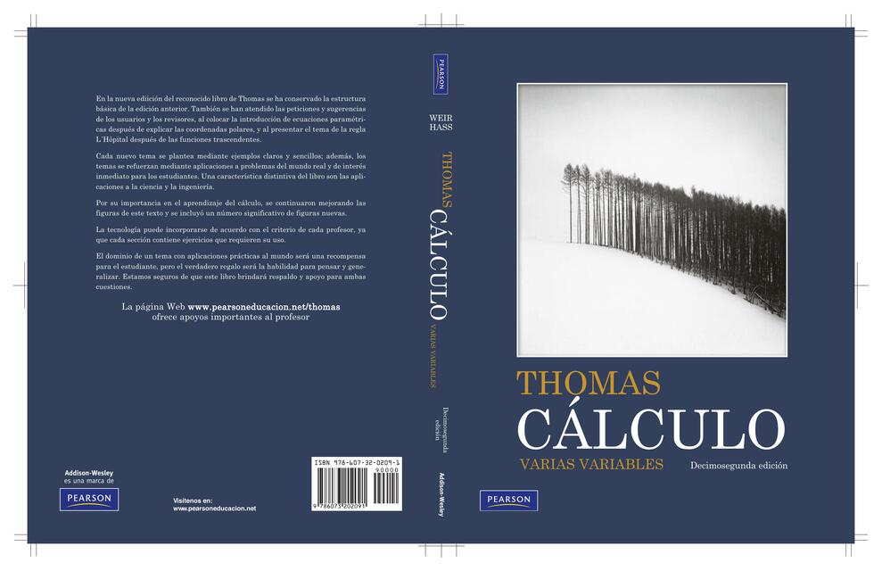 Thomas Calculo De Varias Variables 12 Edicion
