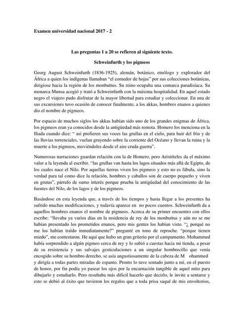 Examen Admisi N Unal 2 Henry Josué Udocz Examen Admisi N Unal 2 Henry Josué Udocz