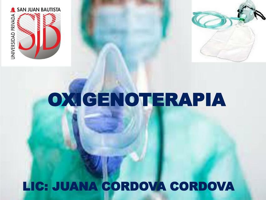 oxigenoterapia