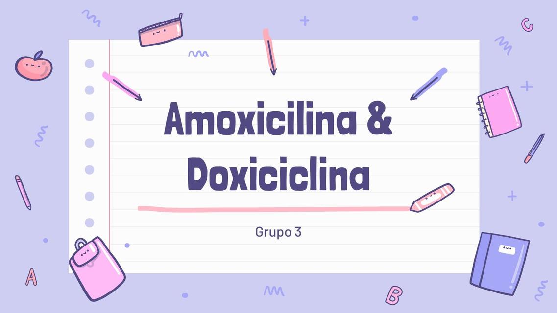 AMOXíCILINA & DOXICLINA