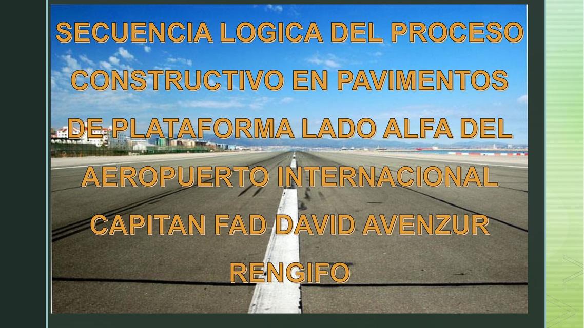 SECUANCIA LOGUICA DE ACTIVIDADES PROYECTO ALFA