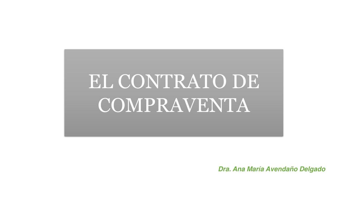 DIAPO 1RO CONTRATO DE COMPRAVENTA